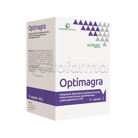 Optimagra integratore di fibre per regolarità intestinale 90 capsule
