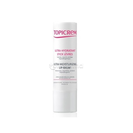 Topicrem Ultra Idratante Stick Labbra per Labbra Secche e Screpolate Stick da 4,7g