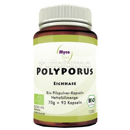 barattolo Hifas da Terra Freeland Polyporus Integratore per Difese Immunitarie 93 Capsule