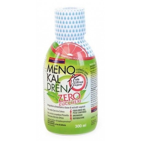 Menokal Dren Zero Zuccheri Integratore Drenante 300ml Menokal Dren Zero Zuccheri Integratore Drenante 300ml