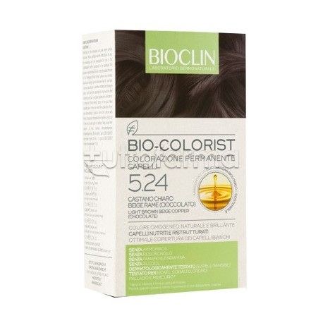 Bioclin Bio Colorist Tinta 5,24 per Colorazione Permanente Kit Bioclin Bio Colorist Tinta 5,24 per Colorazione Permanente Kit