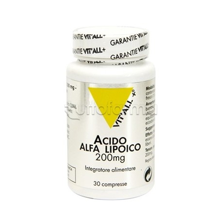 Vital Plus Acido Alfa Lipoico per Protezione Sistema Nervoso 30 Compresse Vital Plus Acido Alfa Lipoico per Protezione Sistema Nervoso 30 Compresse
