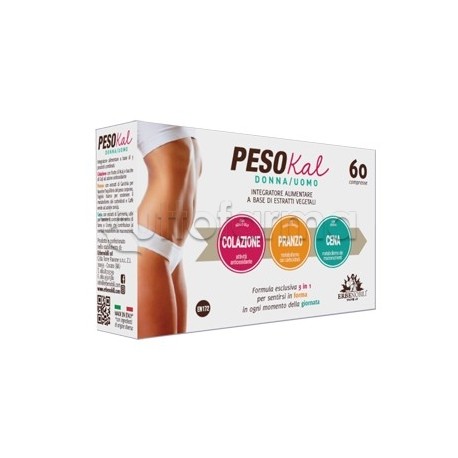 Erbenobili Pesokal Donna/Uomo Integratore per Controllo del Peso 60 Compresse Erbenobili Pesokal Donna/Uomo Integratore per Controllo del Peso 60 Compresse