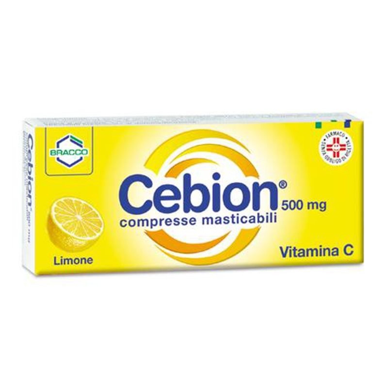 Cebion 500 mg 20 Compresse Masticabili Limone Vitamina C