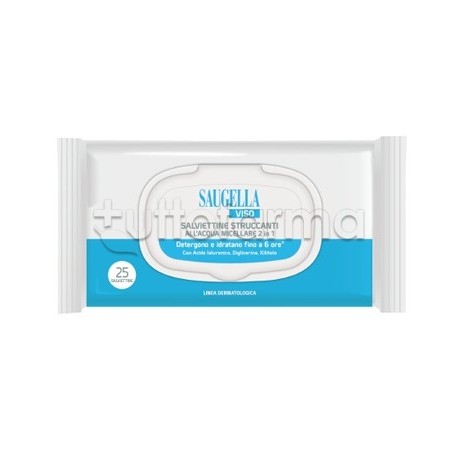Saugella Salviettine Struccanti Viso all'Acqua Micellare 2 in 1 per Pulizia Profonda 25 Pezzi Saugella Salviettine Struccanti Viso all'Acqua Micellare 2 in 1 per Pulizia Profonda 25 Pezzi
