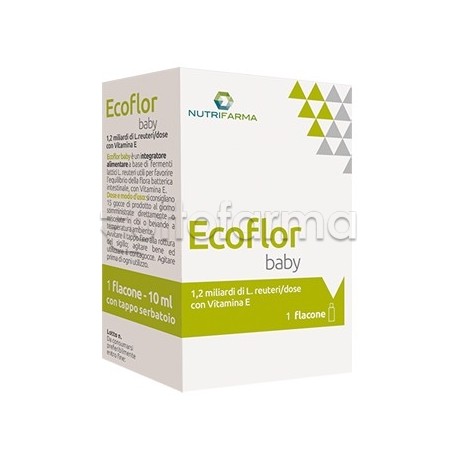Ecoflor Baby per Equilibrio Flora Batterica 10ml Ecoflor Baby per Equilibrio Flora Batterica 10ml