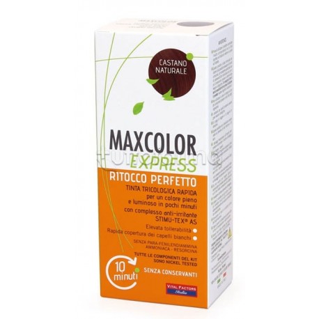 Max Color Express Castano Naturale per Copertura Capelli Bianchi 80ml Max Color Express Castano Naturale per Copertura Capelli Bianchi 80ml