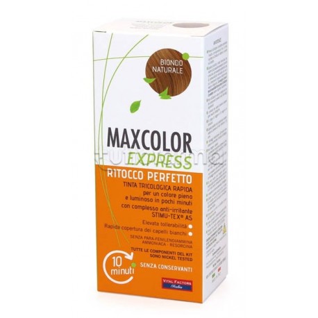 Max Color Express Biondo Naturale per Copertura Capelli Bianchi 80ml Max Color Express Biondo Naturale per Copertura Capelli Bianchi 80ml