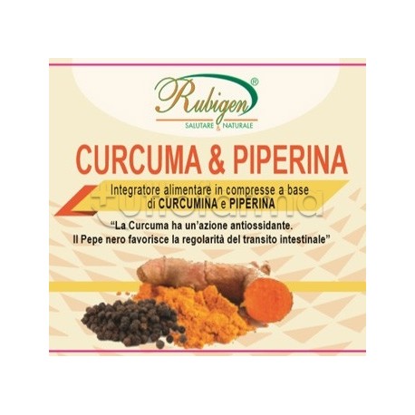 Naturfarma Curcuma & Piperina Integratore per Digestione 120 Compresse Naturfarma Curcuma & Piperina Integratore per Digestione 120 Compresse