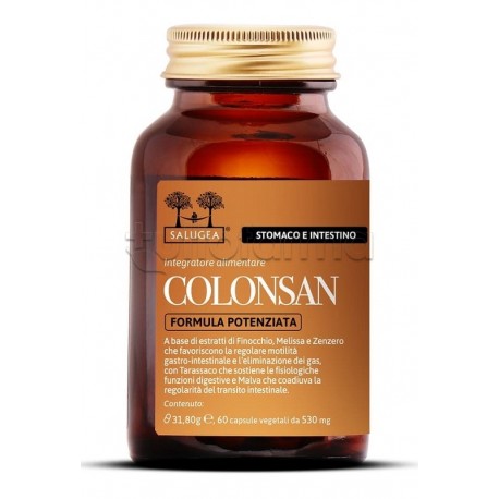 Salugea Colonsan Formula Potenziata Integratore per Intestino 60 Capsule
