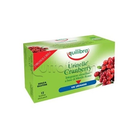 Equilibra Urinelle Cranberry Integratore per le Vie Urinarie Equilibra Urinelle Cranberry Integratore per le Vie Urinarie