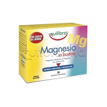 Equilibra Magnesio Integratore Ricostituente 20 Bustine Equilibra Magnesio Integratore Ricostituente 20 Bustine