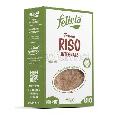 Andriani Felicia Farfalle Riso Integrale Senza Glutine 250g Andriani Felicia Farfalle Riso Integrale Senza Glutine 250g