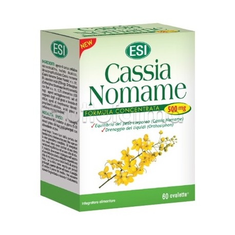 Esi Cassia Nomame integratore per controllo peso e drenaggio 60 ovalette Esi Cassia Nomame integratore per controllo peso e drenaggio 60 ovalette