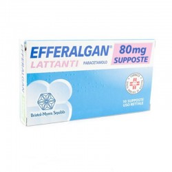 Efferalgan 10 Supposte Lattanti 80 mg Paracetamolo