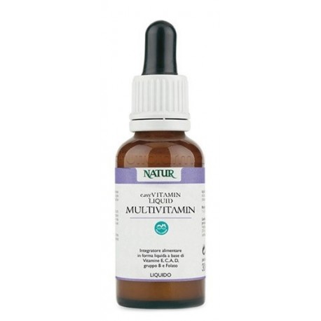 Natur Easy Liquid Multivitamin Integratore di Vitamine 30ml