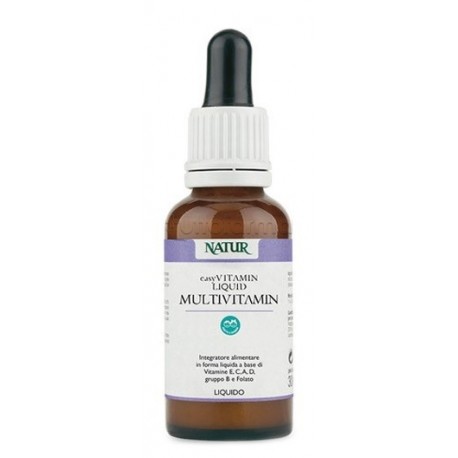 Natur Easy Liquid Multivitamin Integratore di Vitamine 30ml Natur Easy Liquid Multivitamin Integratore di Vitamine 30ml