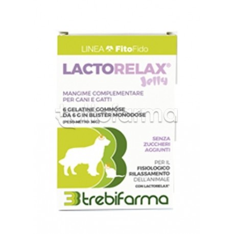 Lactorelax Jelly per Rilassamento Cani e Gatti Blister da 6 Gelatine Lactorelax Jelly per Rilassamento Cani e Gatti Blister da 6 Gelatine