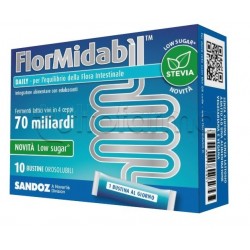 Scatola Flormidabil Daily Integratore per Intestino 10 Bustine Con Stevia Scatola Flormidabil Daily Integratore per Intestino 10 Bustine Con Stevia