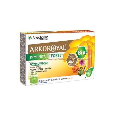 Arkoroyal Immunità Forte Bio Integratore per Sistema Immunitario 10 Fiale Arkoroyal Immunità Forte Bio Integratore per Sistema Immunitario 10 Fiale
