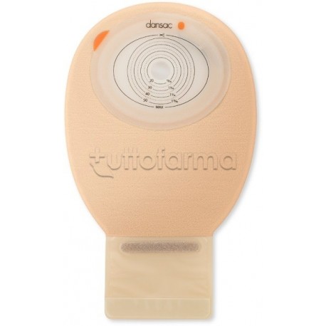 Dansac NovaLife Tre 1 Sacca Aperta Opaca Piana Maxi Per Ileostomia 10 Pezzi