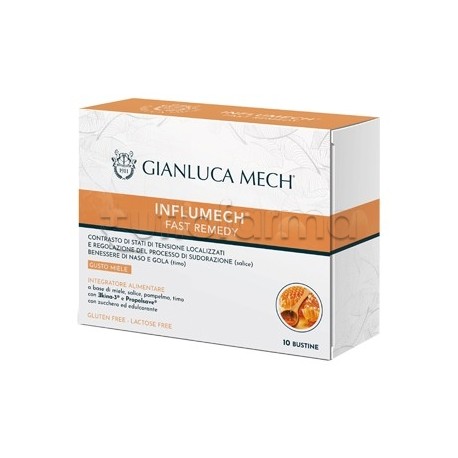 Influmech Fast Remedy Integratore per Vie Respiratorie 10 Bustine Influmech Fast Remedy Integratore per Vie Respiratorie 10 Bustine