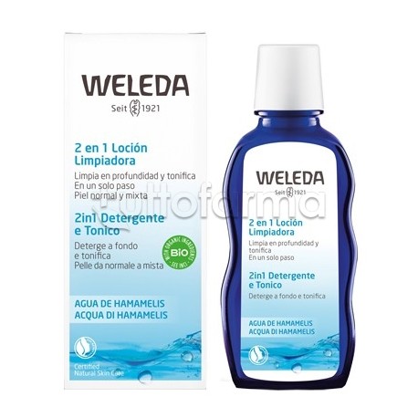 Weleda 2 in 1 Detergente e Tonico per il Viso 100ml Weleda 2 in 1 Detergente e Tonico per il Viso 100ml
