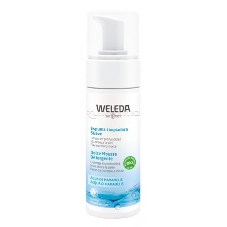 Weleda Dolce Mousse Detergente Viso Struccante 150ml Weleda Dolce Mousse Detergente Viso Struccante 150ml