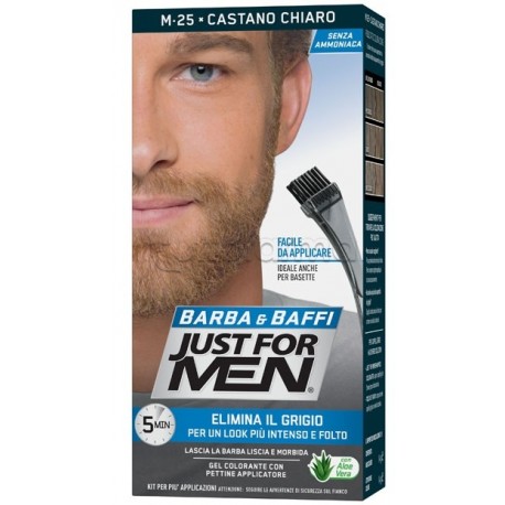 Just For Men Tinta Barba & Baffi Castano Chiaro M25