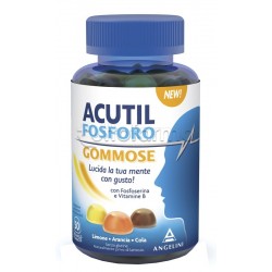 Acutil Fosforo Integratore per Mente e Concentrazione 50 Caramelle Gommose