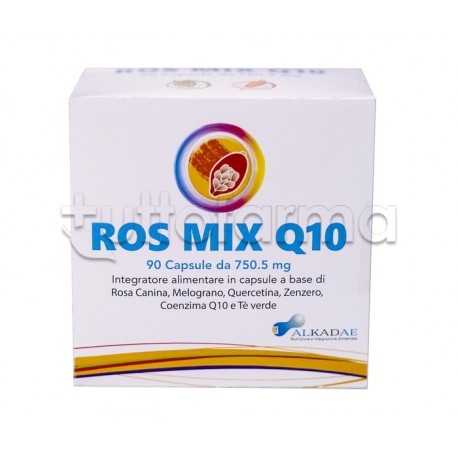 Ros Mix Q10 Integratore per La Circolazione 90 Capsule