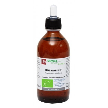 Rosmarino Macerato Glicerinato Bio per Digestione e Fegato 200ml