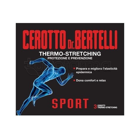 Cerotto Dr. Bertelli per Sport 3 Pezzi Cerotto Dr. Bertelli per Sport 3 Pezzi
