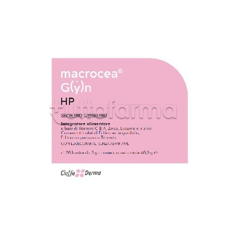 Macrocea Gyn Hp per Benessere Ginecologico 20 Bustine da 3g Macrocea Gyn Hp per Benessere Ginecologico 20 Bustine da 3g