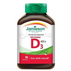 Confezione con Biovita Jamieson Vitamina D3 Integratore per Ossa e Muscoli 90 Compresse Confezione con Biovita Jamieson Vitamina D3 Integratore per Ossa e Muscoli 90 Compresse