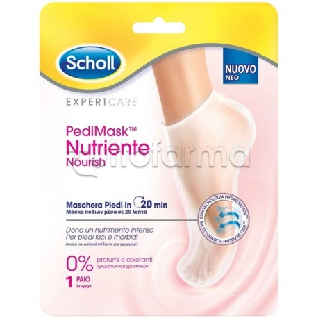 Scholl Expertcare Pedimask Nutriente 3 Oils Complex per Piedi 1 Pezzo Scholl Expertcare Pedimask Nutriente 3 Oils Complex per Piedi 1 Pezzo