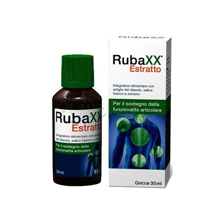 Rubaxx Estratto Liquido Integratore per Articolazioni 30ml Rubaxx Estratto Liquido Integratore per Articolazioni 30ml
