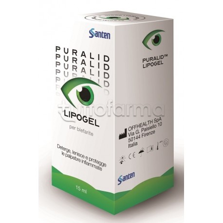 Puralid Lipogel per Lenire e Detergere Palpebre 15ml Puralid Lipogel per Lenire e Detergere Palpebre 15ml