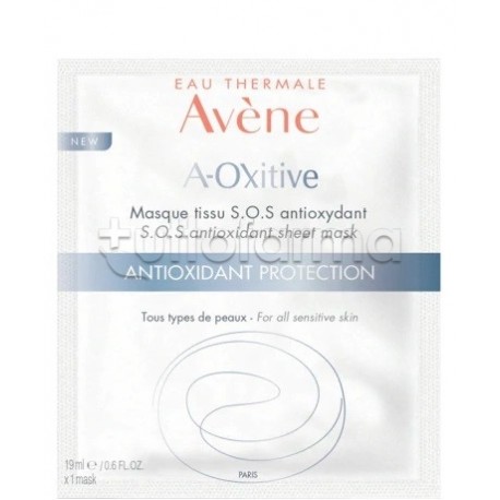 Avene A-Oxitive Maschera in Tessuto Anti-età e Antiossidante 1 Pezzo Avene A-Oxitive Maschera in Tessuto Anti-età e Antiossidante 1 Pezzo