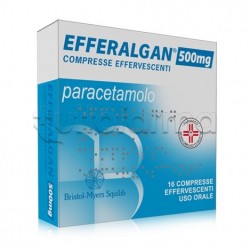 Efferalgan 500 mg per Tosse e Raffreddore 16 Compresse Effervescenti