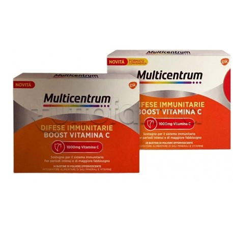 Multicentrum Difese Immunitarie Integratore di Vitamina C Formato Convenienza 28 Bustine Multicentrum Difese Immunitarie Integratore di Vitamina C Formato Convenienza 28 Bustine