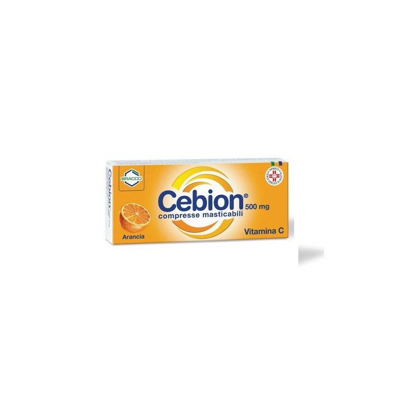 Cebion 500 mg 20 Compresse Masticabili Arancia Vitamina C