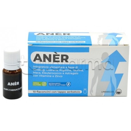 Anèr Integratore Energizzante e per le Difese Immunitarie 10 Flaconcini Anèr Integratore Energizzante e per le Difese Immunitarie 10 Flaconcini