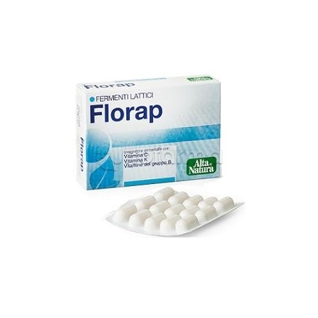 Alta Natura Florap Integratore per Intestino 30 Opercoli Alta Natura Florap Integratore per Intestino 30 Opercoli