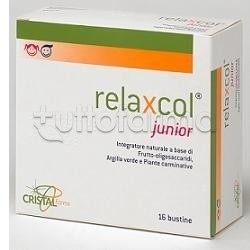 Cristalfarma Relaxcol Junior per Eliminazione Gas Intestinali 16 Bustine