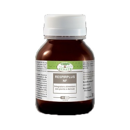 Renaco Respirplus NF Integratore per Vie Respiratorie 60 Capsule Renaco Respirplus NF Integratore per Vie Respiratorie 60 Capsule