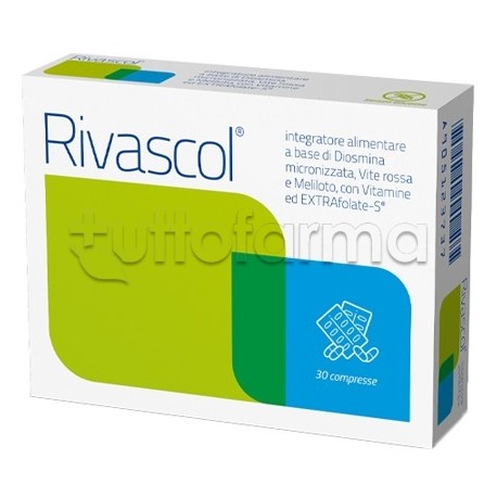 Rivascol per Microcircolo e Gambe Pesanti 30 Compresse Rivascol per Microcircolo e Gambe Pesanti 30 Compresse