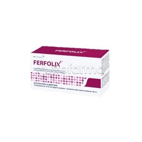 Ferfolix per Formazione Emoglobina 10 Flaconcini da 10ml