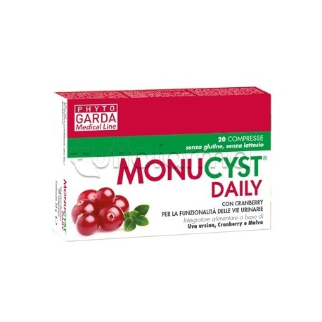 Phyto Garda Monucyst Daily Integratore per Vie Urinarie 20 Compresse Phyto Garda Monucyst Daily Integratore per Vie Urinarie 20 Compresse