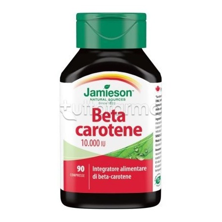 Jamieson Beta Carotene Integratore per Pelle 90 Compresse Jamieson Beta Carotene Integratore per Pelle 90 Compresse